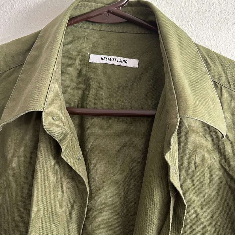 Men’s helmut Lang long sleeve button down
